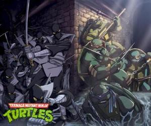 Puzzle Ninja Turtles σε δράση